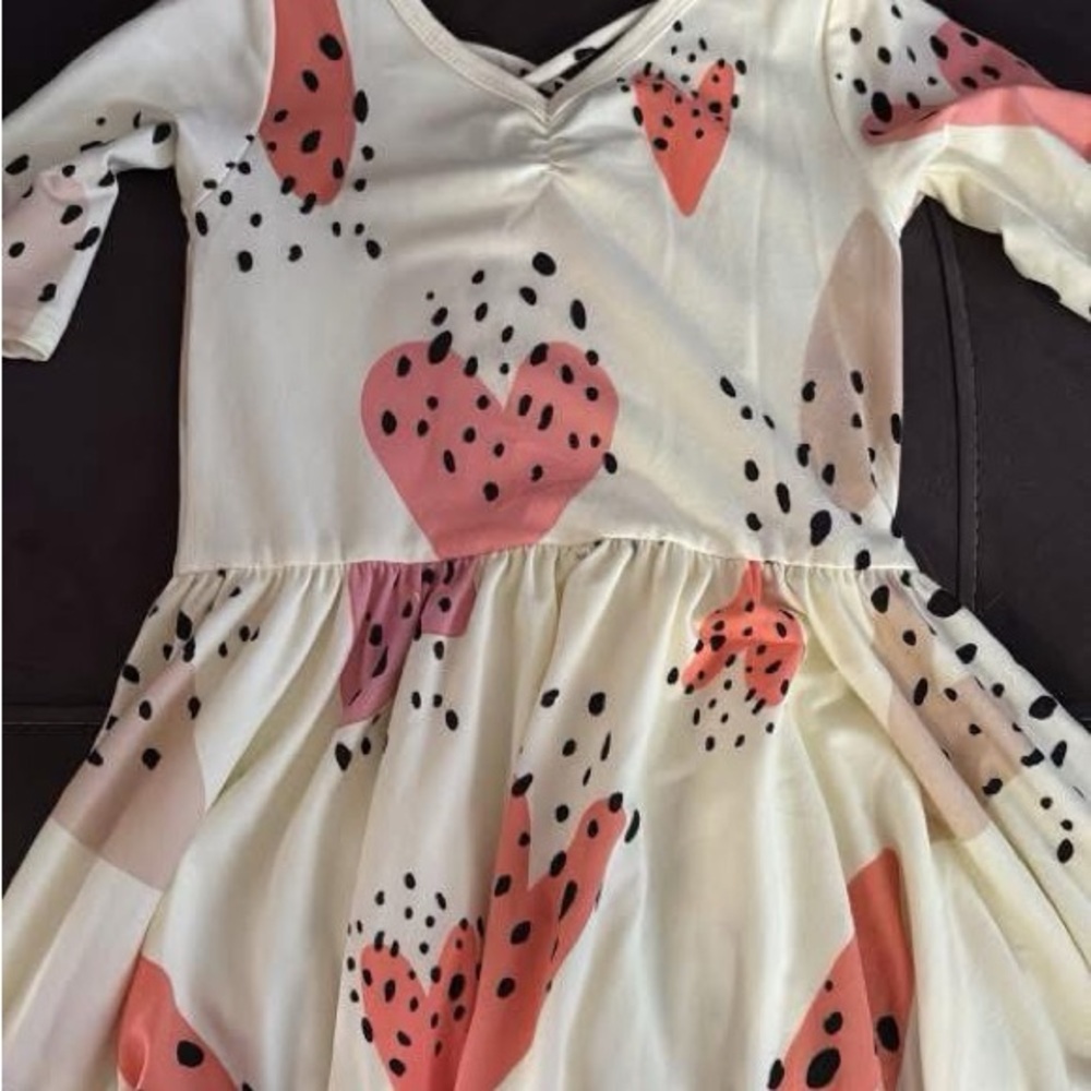 Dot dot smile Heart Kids Dress